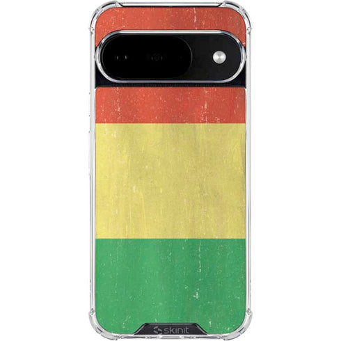 Bolivia Flag Distressed Google Pixel 10 Clear Case